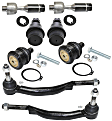 2005 Isuzu Ascender - 8-Piece Kit Front, Driver and Passenger Side Suspension Kit,  Includes (4) Ball Joint and (4) Tie Rod End