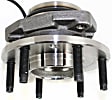 2004 Chevrolet Trailblazer EXT LS - 6-Piece Kit Front, Driver and Passenger Side Wheel Hub, 4WD, 6 Lugs, With Bearing, With Sensor,  Includes (4) Tie Rod End and (2) Wheel Hub
