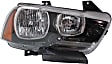 2012 Dodge Charger - 4-Piece Kit Driver and Passenger Side Halogen Headlight, With bulb(s), OE Replacement,  Includes (2) Fog Light and (2) Headlight