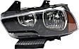 2012 Dodge Charger - 4-Piece Kit Driver and Passenger Side Halogen Headlight, With bulb(s), OE Replacement,  Includes (2) Fog Light and (2) Headlight