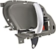 1995-2000 Chevrolet Tahoe - 4-Piece Kit Front, Driver and Passenger Side Interior Door Handle, Gray bezel with chrome lever, With door lock button, Includes (2) Door Handle Trim and (2) Interior Door Handle
