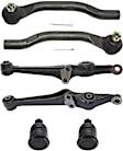 6-Piece Kit Front, Driver and Passenger Side, Lower Control Arm Kit, Includes (2) Control Arm, (2) Tie Rod End and (2) Ball Joint