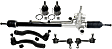 7-Piece Kit Front Suspension Kit, Includes (1) Steering Rack, (2) Tie Rod End, (2) Sway Bar Link and (2) Ball Joint