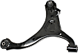 4-Piece Kit Front, Driver and Passenger Side, Lower, Outer Control Arm Kit, Includes (2) Control Arm and (2) Tie Rod End