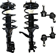 2004 Honda Element DX - 4-Piece Kit Front, Driver and Passenger Side Suspension Kit, USA Built Vehicle,  Includes (2) Loaded Strut and (2) Sway Bar Link