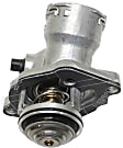 2002 Mercedes Benz C240 - 2-Piece Kit Water Pump, GAS, With Engine Oil Cooler, New, 2.6L 6Cyl,  Includes (1) Water Outlet, (1) Water Pump