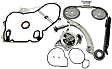 3-Piece Kit Timing Chain Kit, Includes (1) Timing Cover Gasket, (1) Water Pump and (1) Timing Chain Kit