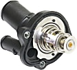 2013 Ford Focus SE - 2-Piece Kit Water Pump, New, 2.0L 4Cyl,  Includes (1) Thermostat Housing and (1) Water Pump