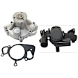 2-Piece Kit Water Pump, 3.9L, 8Cyl, New, Includes (1) Thermostat Housing and (1) Water Pump