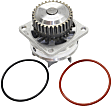 2-Piece Kit Water Pump, 3.5L, 6Cyl, New, Includes (1) Thermostat and (1) Water Pump