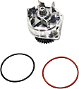 2-Piece Kit Water Pump, 3.5L, 6Cyl, New, Includes (1) Thermostat and (1) Water Pump