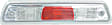 3-Piece Kit, Clear Lens, Third Brake Light, Includes (2) Tail Light and (1) Third Brake Light
