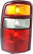 3-Piece Kit Driver and Passenger Side Halogen Tail Light, Without bulb(s), Includes (2) Tail Light and (1) Third Brake Light