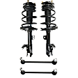 4-Piece Kit Front, Driver and Passenger Side Suspension, Except SE/SE Sport Models, Includes (2) Loaded Strut and (2) Sway Bar Link