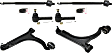 2008 Chrysler Pacifica - 6-Piece Kit Front, Driver and Passenger Side, Lower Control Arm Kit, All Wheel Drive,  Includes (2) Control Arm and (4) Tie Rod End