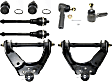 8-Piece Kit Front, Driver and Passenger Side Control Arm Kit, Includes (2) Control Arm, (4) Tie Rod End and (2) Ball Joint