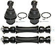 4-Piece Kit Front Suspension Kit, Includes (2) Ball Joint and (2) Sway Bar Link