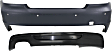 2-Piece Kit, Rear Primed Bumper Cover, Includes (1) Bumper Cover and (1) Valance