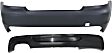 2-Piece Kit, Rear Primed Bumper Cover, Includes (1) Bumper Cover and (1) Valance