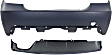 2-Piece Kit, Rear Primed Bumper Cover, Sedan, For Models With M Package, Includes (1) Bumper Cover and (1) Valance