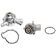 2-Piece Kit Water Pump, 2.3L, 4Cyl, New, Includes (1) Thermostat Housing and (1) Water Pump
