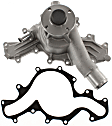 2002 Ford Explorer - 2-Piece Kit Water Pump, New, 4.0L 6Cyl,  Includes (1) Thermostat Housing and (1) Water Pump