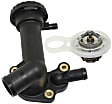2-Piece Kit Thermostat, Includes (1) Thermostat and (1) Thermostat Housing