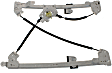 2-Piece Kit, Front, Driver Side Power Window Regulator, Face Bar Only; With pad provision, Includes (1) Window Motor and (1) Window Regulator