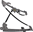 2-Piece Kit, Front, Driver Side Power Window Regulator, Face Bar Only; With pad provision, Includes (1) Window Motor and (1) Window Regulator