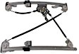 2-Piece Kit, Front, Driver Side Power Window Regulator, Face Bar Only; With pad provision, Includes (1) Window Motor and (1) Window Regulator