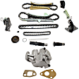 2-Piece Kit Timing Chain Kit, 4.0L, 6Cyl, Includes (1) Timing Chain Kit and (1) Oil Pump