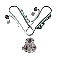 2-Piece Kit Timing Chain Kit, 4.6L, 8Cyl, Includes (1) Timing Chain Kit and (1) Water Pump