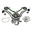 2-Piece Kit Timing Chain Kit, 4.7L, 8Cyl, Includes (1) Timing Chain Kit and (1) Water Pump