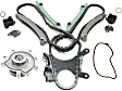 2-Piece Kit Timing Chain Kit, Includes (1) Water Pump and (1) Timing Chain Kit