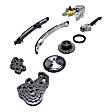 2002 Nissan Sentra - 2-Piece Kit Timing Chain Kit, Engine Designation: QR25DE, DOHC, 16 Valves, Without Variable Valve Timing Cam Gear, 2.5L 4Cyl,  Includes (1) Cylinder Head Gasket, (1) Timing Chain Kit