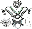 3-Piece Kit Timing Chain Kit, Includes (1) Oil Pump, (1) Water Pump and (1) Timing Chain Kit