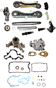 2002 Ford Ranger - 4-Piece Kit Timing Chain Kit, With Gears, 4.0L 6Cyl,  Includes (1) Engine Conversion Gasket Set, (1) Oil Pump, (1) Timing Chain Kit, and (1) Water Pump