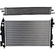 2-Piece Kit Radiator, 2.4L, 4Cyl, Includes (1) Inverter Cooler and (1) Radiator