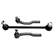 4-Piece Kit Front, Driver and Passenger Side Suspension Kit, Includes (2) Sway Bar Link and (2) Tie Rod End