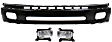 3-Piece Kit, Front, Lower Bumper, For Models with Steel Bumper, Painted Black, Includes (1) Bumper and (2) Fog Light