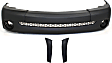 3-Piece Kit, Front Primed Bumper Cover, Includes (1) Bumper Cover and (2) Bumper End