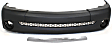 2-Piece Kit, Front Primed Bumper Cover, Standard Cab Pickup (Regular Cab), Includes (1) Bumper Cover and (1) Bumper Trim