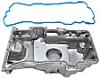 2-Piece Kit Aluminum Oil Pan, 3.0L, 6Cyl, Includes (1) Oil Pan Gasket and (1) Oil Pan