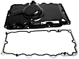 2-Piece Kit Oil Pan, 4L and 6 Cyl. Engine, Includes (1) Oil Pan and (1) Oil Pan Gasket