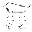 KIT-110423-02 6-Piece Kit Catalytic Converter, 4.7L, 8Cyl, CARB and Federal EPA Standards, 50-state Legal, California Series, Includes (2) Catalytic Converter and (4) Oxygen Sensor