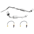 KIT-110423-08 4-Piece Kit Catalytic Converter, 4.7L, 8Cyl, CARB and Federal EPA Standards, 50-state Legal, California Series, Includes (2) Catalytic Converter and (2) Oxygen Sensor