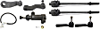 7-Piece Kit Front Suspension Kit, Includes (4) Tie Rod End, (1) Pitman Arm, (1) Idler Arm and (1) Idler Arm Bracket
