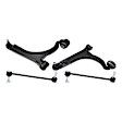 2008 Chrysler Pacifica - 4-Piece Kit Front, Driver and Passenger Side, Lower  Control Arm Kit, All Wheel Drive,  Includes (2) Control Arm and (2) Sway Bar Link