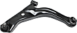4-Piece Kit Front, Driver and Passenger Side, Lower Control Arm Kit, Includes (2) Control Arm and (2) Tie Rod End