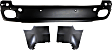 3-Piece Kit, Rear Primed Bumper Cover, Includes (1) Bumper Cover and (2) Bumper End